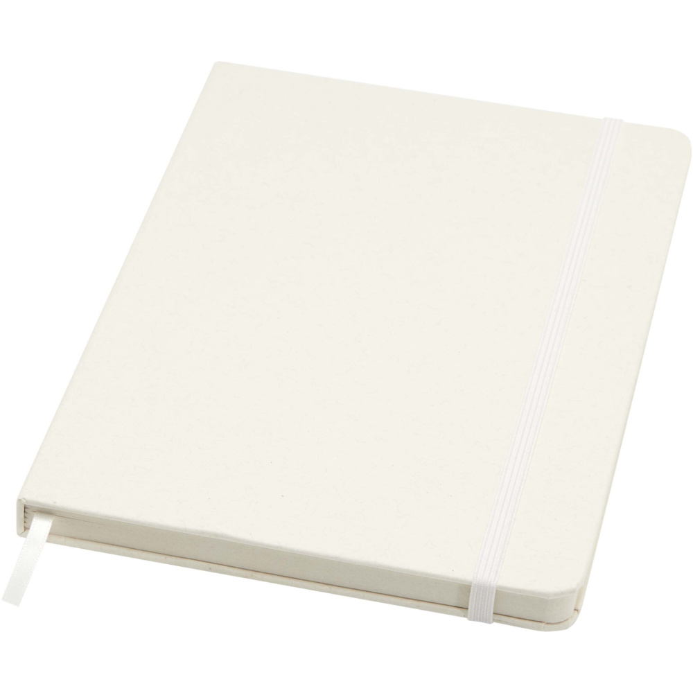 Logotrade promotional giveaway picture of: Bass A5 recycled hard cover notebook with lined pages