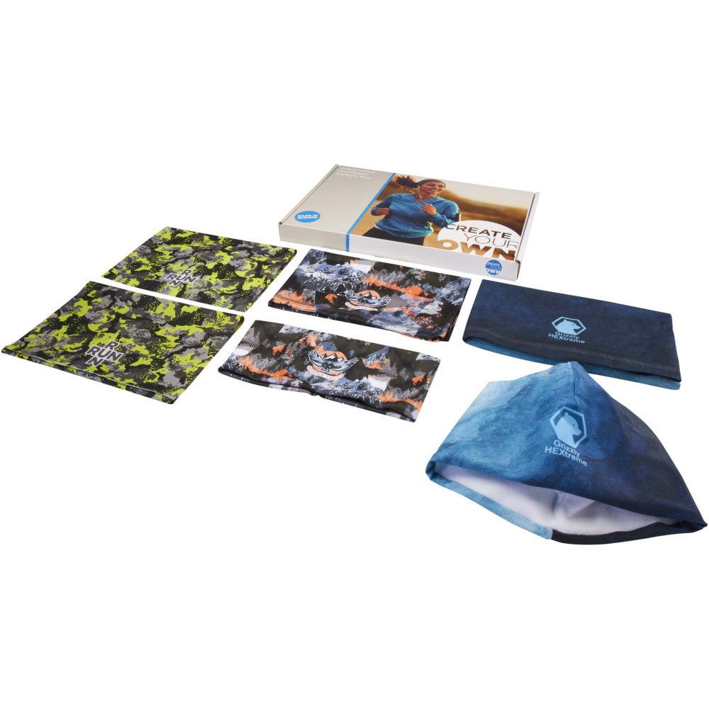 Logotrade promotional product image of: Sublimation headwear sample box