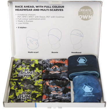 Logotrade promotional product image of: Sublimation headwear sample box