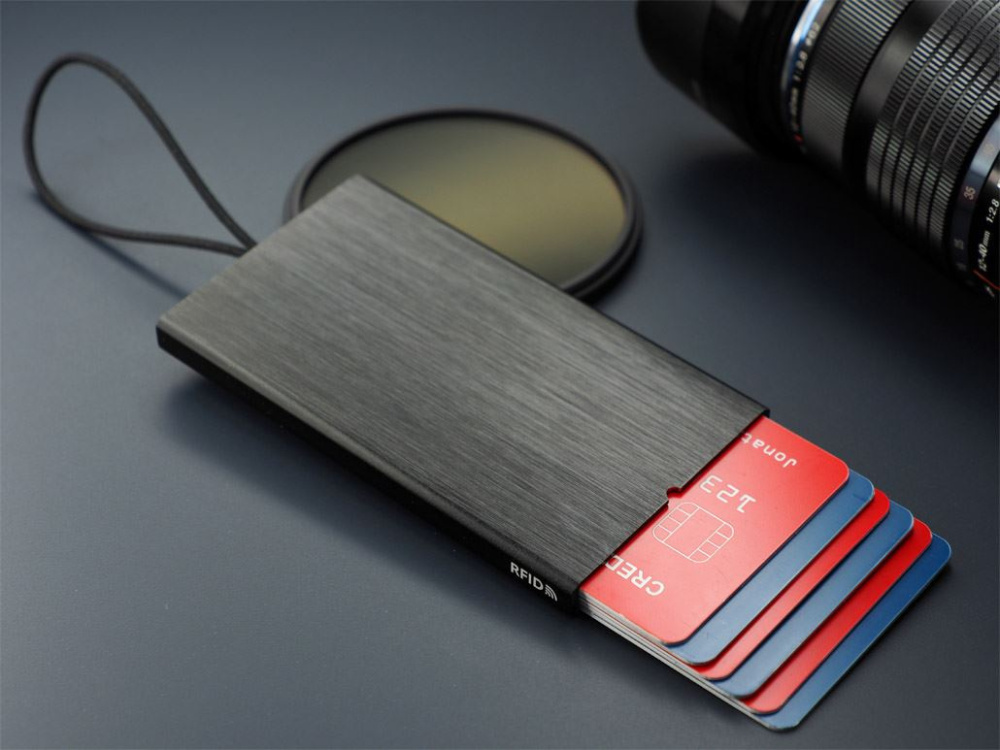 Logotrade promotional gift picture of: RFID credit and business card holder 126615500