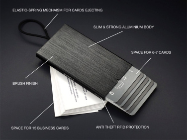 Logotrade promotional merchandise picture of: RFID credit and business card holder 126615500