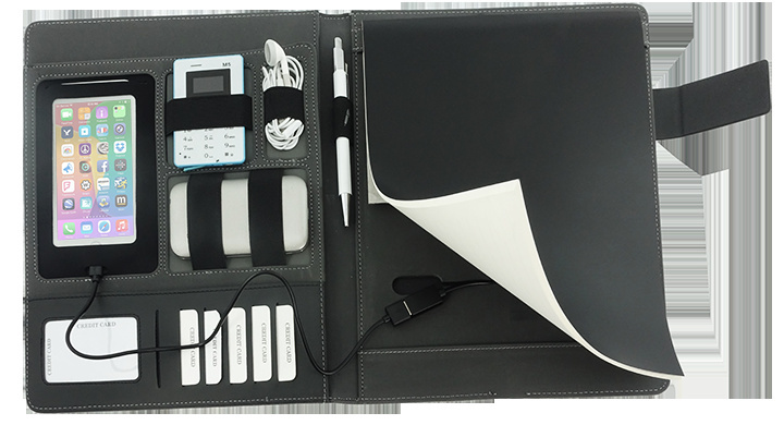 Logo trade corporate gifts picture of: Power Bank Folder 89309100