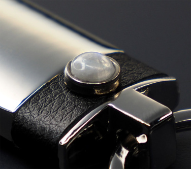 Logotrade business gift image of: Moonstone Keyring 1295095
