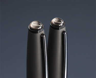 Logotrade promotional product image of: Obsidian stone Pen set 1290036