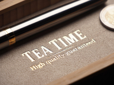 Logotrade promotional merchandise picture of: Wooden desk organiser 1850292