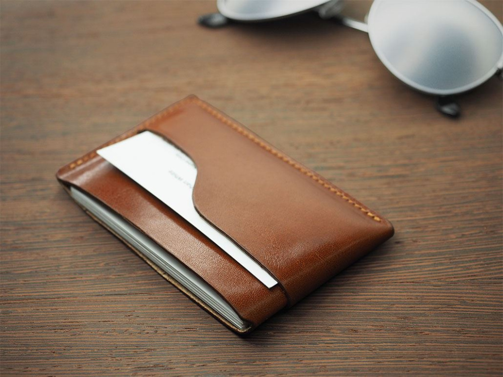 Logo trade promotional products image of: Business card holder 869067