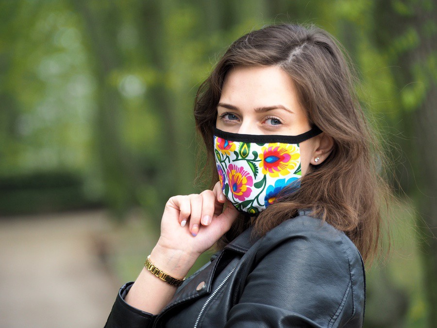 Logo trade promotional product photo of: MARS cotton mask (size M) 1379165