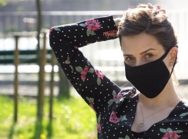 Logo trade promotional items picture of: MARS cotton mask (size M) 1379165