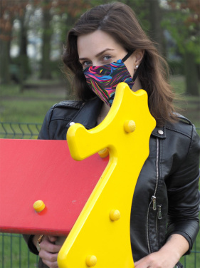 Logotrade promotional merchandise photo of: VENUS PRO cotton face mask with a pocket an HEPA filter 1378165