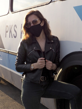 Logotrade promotional merchandise photo of: VENUS PRO cotton face mask with a pocket an HEPA filter 1378165