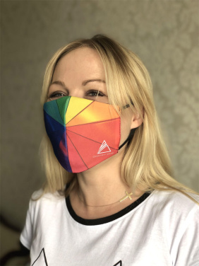 Logo trade promotional giveaways picture of: VENUS PRO cotton face mask with a pocket an HEPA filter 1378165