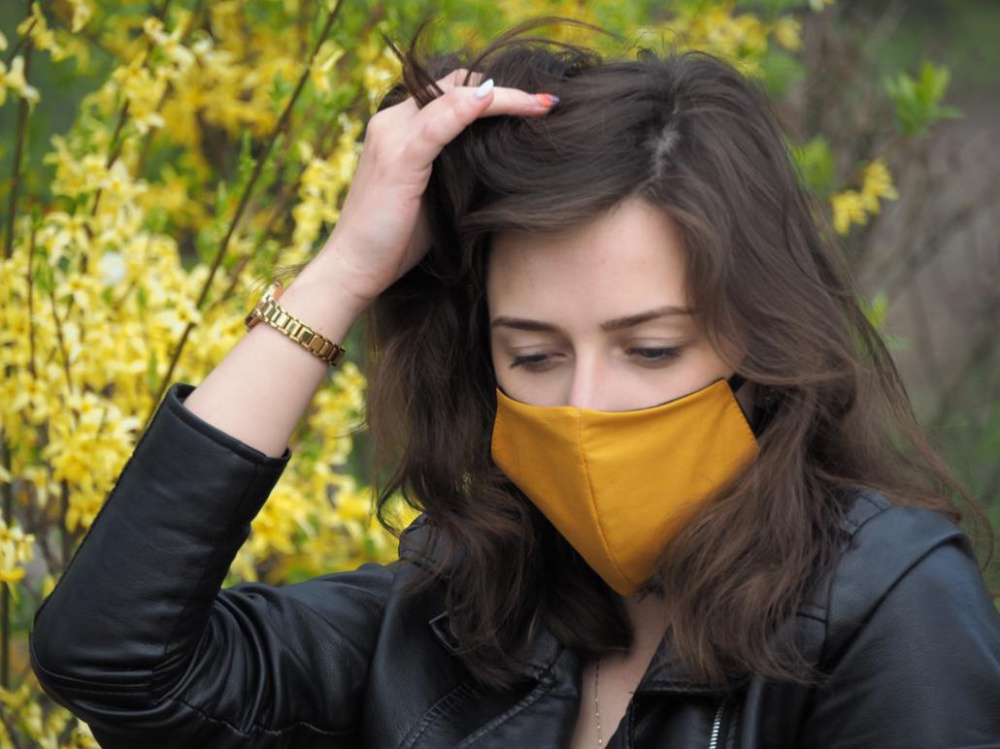 Logo trade advertising product photo of: VENUS cotton face mask 1377165