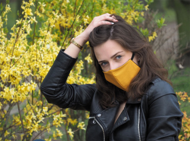 Logo trade promotional giveaway photo of: VENUS cotton face mask 1377165