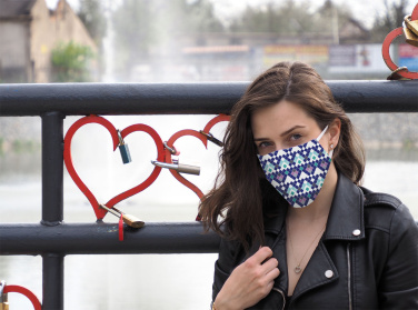 Logo trade promotional merchandise image of: VENUS cotton face mask 1377165