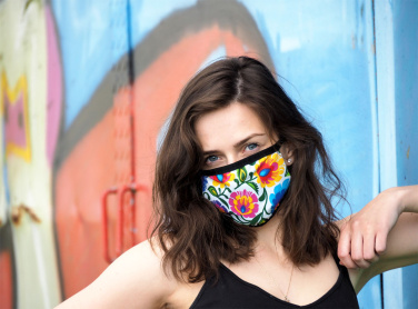 Logo trade promotional items picture of: MARS PRO cotton mask (size M) with pocket and HEPA filter 1380165