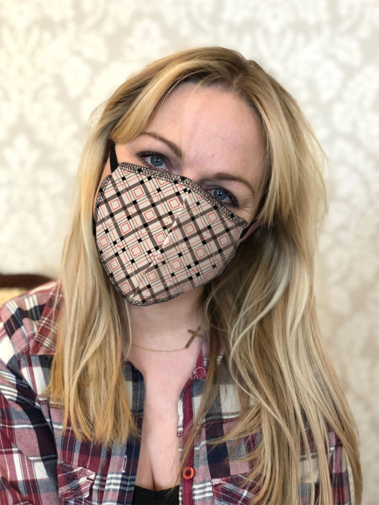 Logotrade business gifts photo of: ZEFIR cotton face mask 1400165