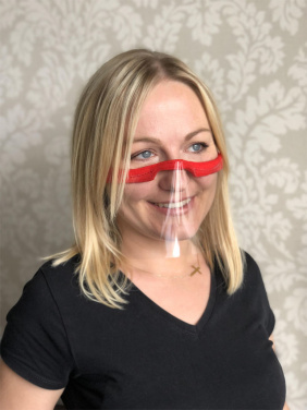 Logotrade promotional merchandise picture of: KALIPSO clear face shield-mask for mouth and nose 1447162