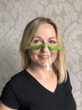 Logo trade business gift photo of: KALIPSO clear face shield-mask for mouth and nose 1447162