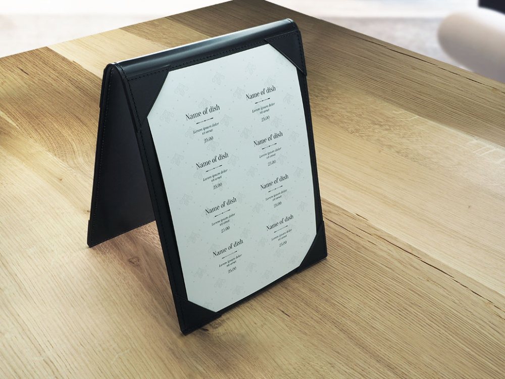 Logo trade promotional item photo of: Promo menu 1605094
