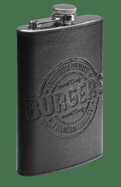 Logo trade corporate gifts image of: Hip flask 425113