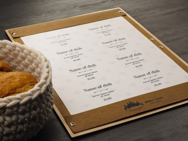 Logo trade promotional gifts image of: Menu pad 1668121