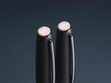 Logo trade promotional gifts picture of: Opal stone Pen set 1286036