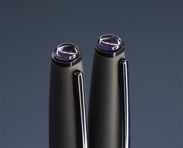 Logo trade advertising products picture of: Amethyst Pen set  1288036