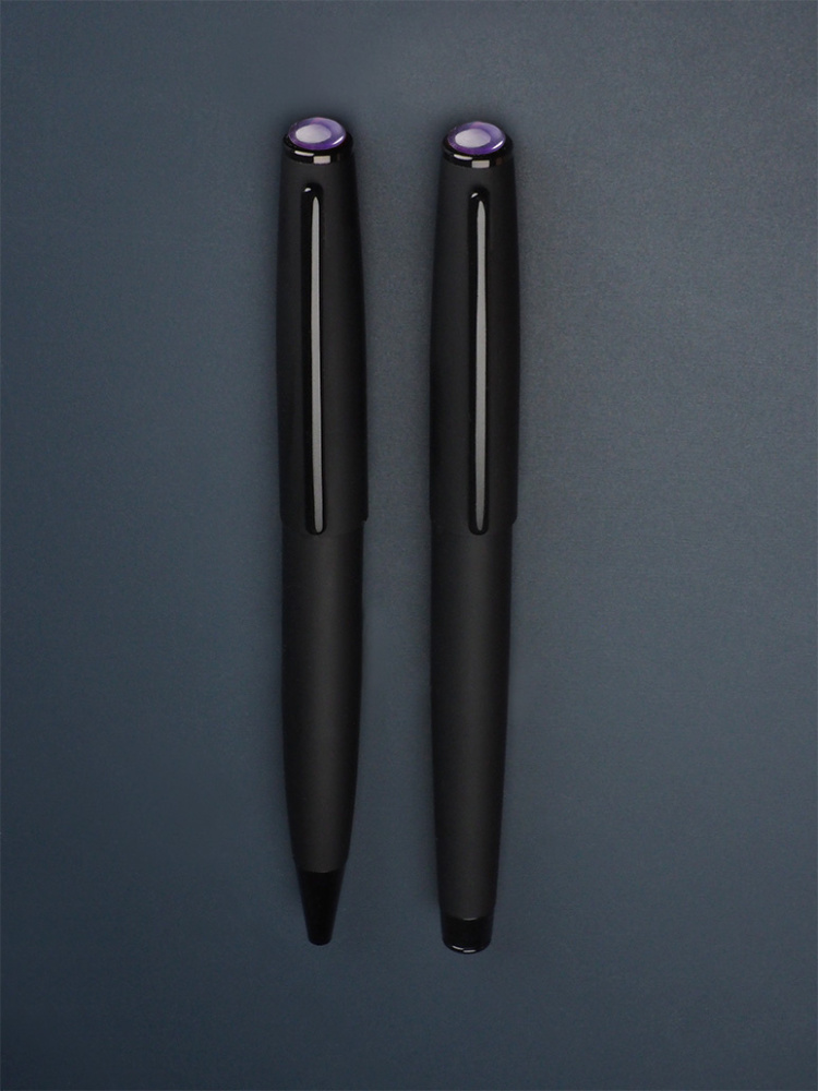 Logo trade promotional products image of: Amethyst Pen set  1288036