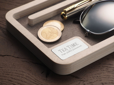 Logotrade promotional products photo of: Wooden desk organiser 1818121