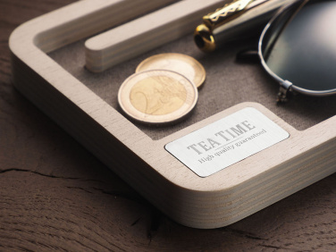 Logotrade promotional product image of: Wooden desk organiser 1818121