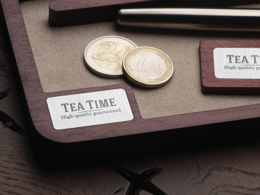 Logotrade promotional item image of: Wooden desk organiser 1818121