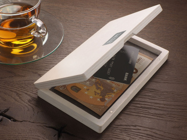Logotrade promotional item picture of: Wooden bill box 1816121