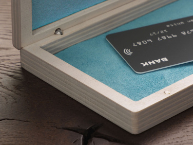 Logo trade promotional products picture of: Wooden bill box 1816121