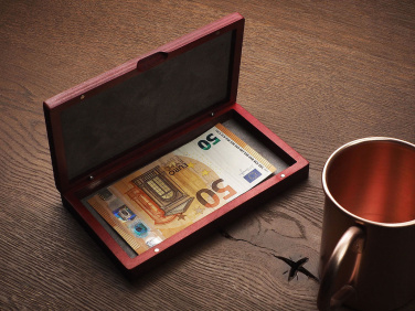 Logo trade promotional products picture of: Wooden bill box 1816121