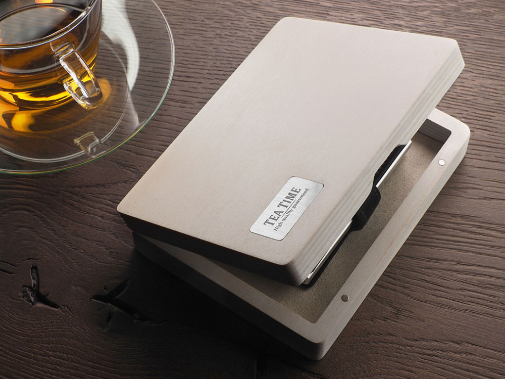 Logo trade promotional gift photo of: Wooden box 1819121