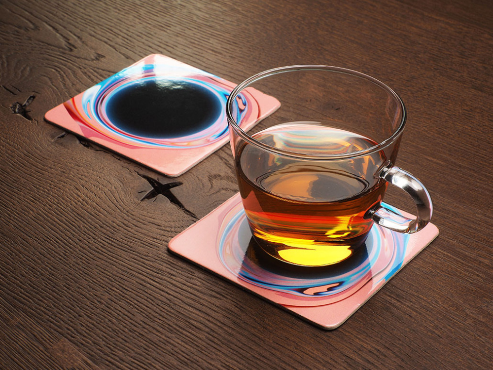 Logo trade promotional item photo of: Printed paper coaster 1839117