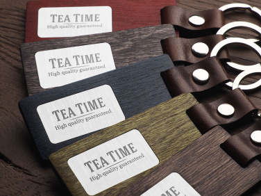 Logotrade advertising products photo of: Wooden keyring 1853121