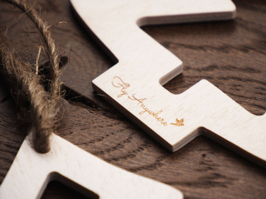 Logo trade promotional giveaway photo of: Wooden Christmas Decoration 1855121