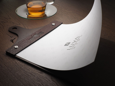 Logo trade corporate gifts image of: Menu cover 1861121