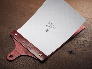 Logo trade corporate gifts image of: Menu cover 1861121