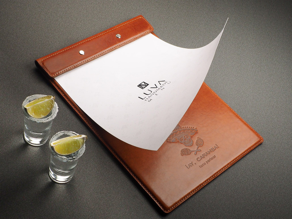 Logotrade business gift image of: Menu cover Armstrong 1116141