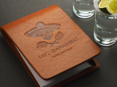 Logo trade promotional merchandise image of: Waiter notepad 1202141