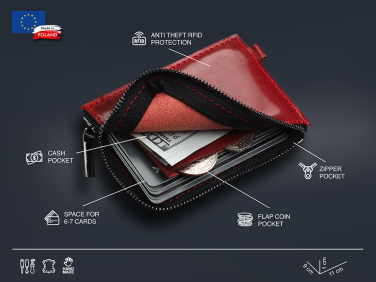 Logo trade corporate gifts image of: Wallet 1935141