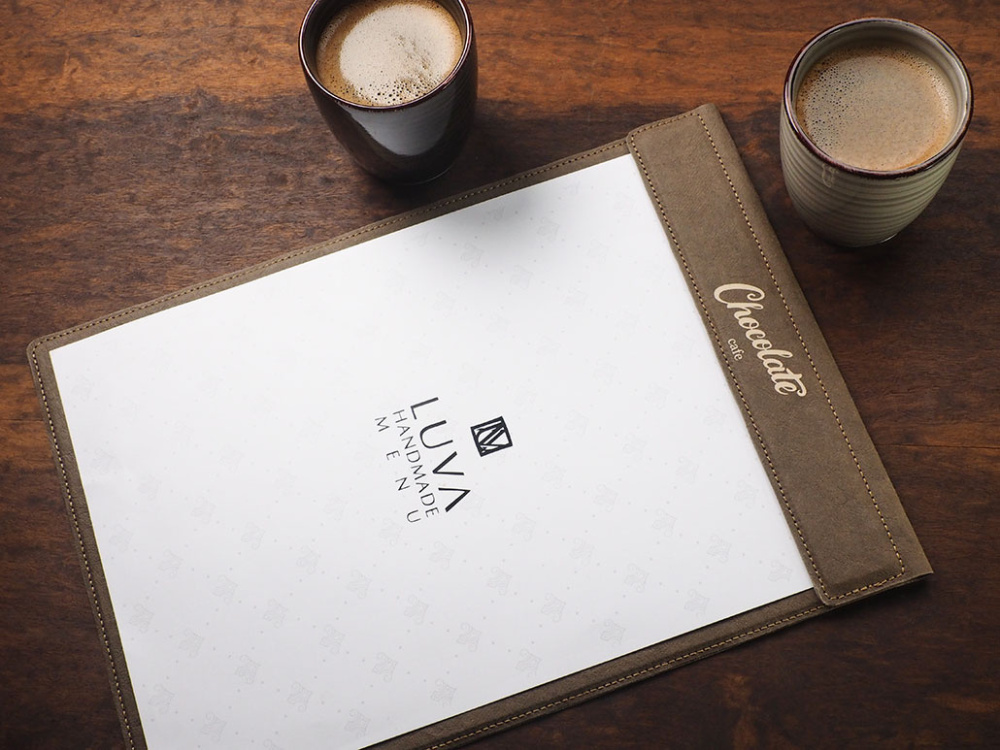 Logo trade advertising products picture of: Menu cover 1241106