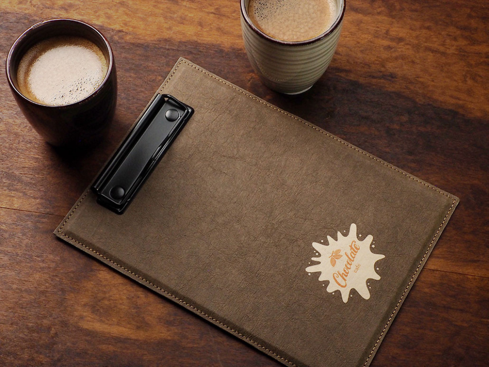 Logo trade promotional merchandise photo of: Clipboard menu 1027106
