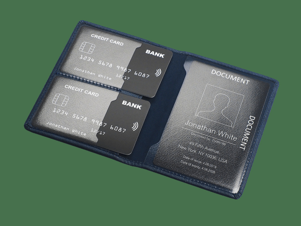 Logo trade promotional products picture of: RFID document wallet 611327