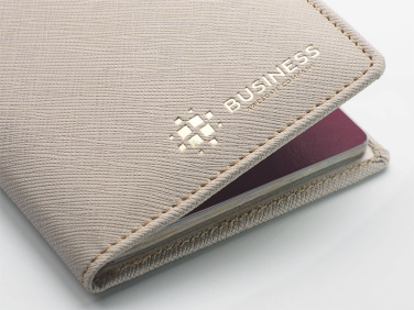 Logo trade corporate gifts image of: RFID passport case 1301113