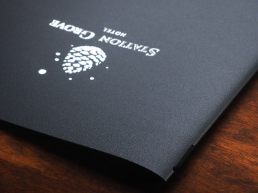 Logo trade business gift photo of: Menu cover 1959319