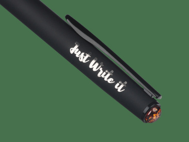 Logotrade advertising product image of: Ball pen with AMBER stone 2070036