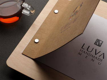 Logo trade promotional products image of: Menu cover 1211121